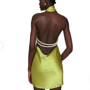 Khanums Kara Dress - Mini Green Pearls